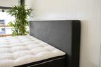 LUXE BOXSPRING 180 X 200 ANTRACIET - GEVEERDE ONDERBOXEN, Overige kleuren, Ophalen of Verzenden, 180 cm, 200 cm
