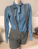 Strik blouse denim van Steps 34, Kleding | Dames, Blouses en Tunieken, Maat 34 (XS) of kleiner, Blauw, Ophalen of Verzenden, Steps