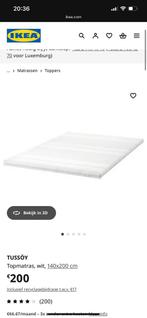 Ikea TUSSÖY Topmatras/topper 160x200, Huis en Inrichting, Slaapkamer | Matrassen en Bedbodems, Ophalen, Matras, 200 cm, 160 cm
