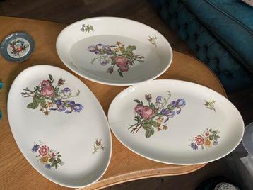 3 mooie serveer schalen Villeroy & Boch vintage brocante  beschikbaar voor biedingen