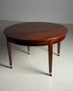 Empire halve maan tafel antiek mahonie