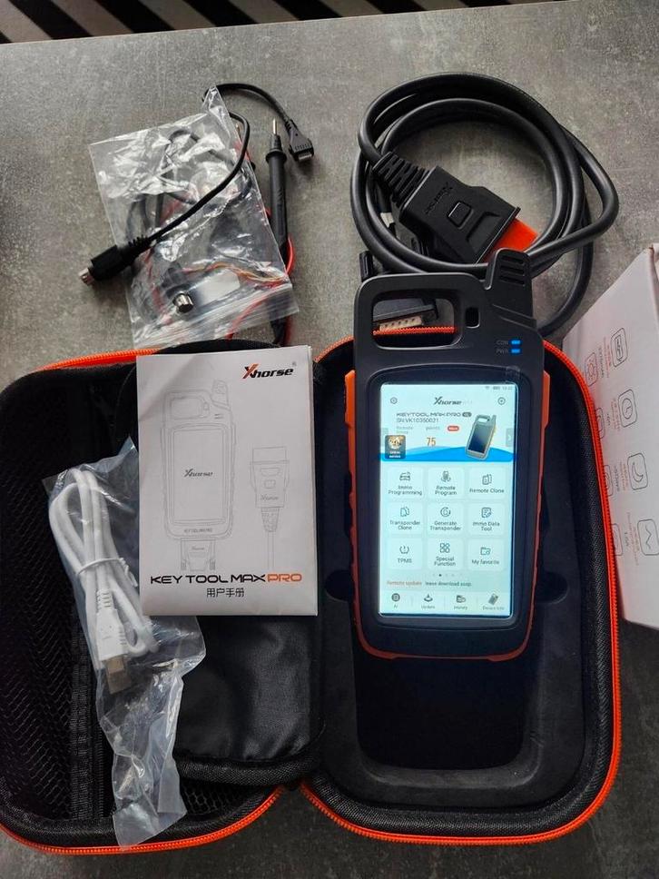 Xhorse VVDI Key Tool Max PRO - Sleutelprogrammeur, Auto diversen, Autogereedschap, Zo goed als nieuw, Ophalen of Verzenden