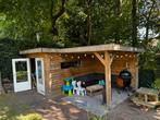 Schuur en overkapping 6.00x4.00m, Ophalen, Schuur, 2 ramen, 500 cm of meer