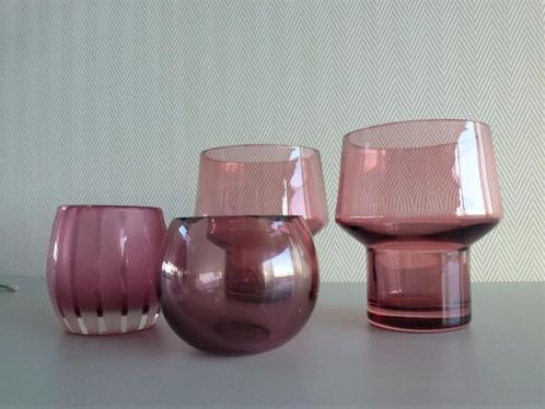 Lifestyle glazen waxinelicht houders / kaarsen houders, Huis en Inrichting, Woonaccessoires | Kandelaars en Kaarsen, Zo goed als nieuw