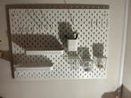 Ikea Skadis pegboard 76x56 cm met accessoires, Ophalen, Zo goed als nieuw