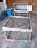 Groot ruim houten Ferplast buitenhok met Handmade enorme ren, Ophalen, 90 cm of meer, Konijn, Hok