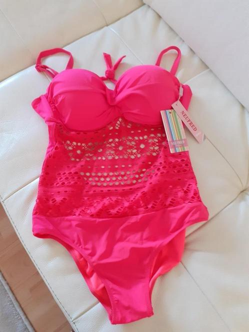 Prachtig roze badpak van Neufred Paris, Kleding | Dames, Badmode en Zwemkleding, Nieuw, Badpak, Roze, Ophalen of Verzenden