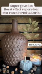 Roestkleurige Fles - Sober Interieur, Ophalen of Verzenden, Zo goed als nieuw