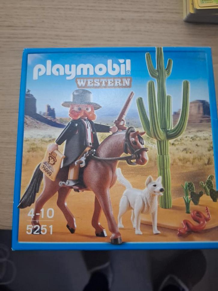 Playmobil Western 5251 Cowboy met Paard en Hond, Kinderen en Baby's, Speelgoed | Playmobil, Zo goed als nieuw, Complete set, Ophalen of Verzenden