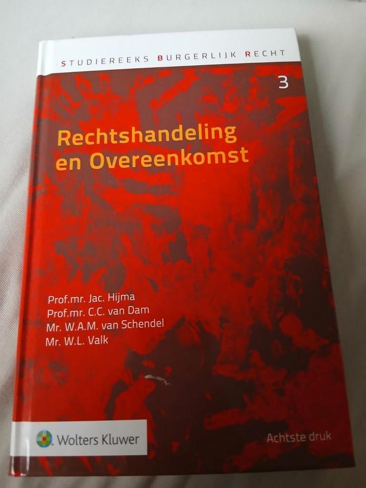Jac. Hijma - Rechtshandeling en overeenkomst, Boeken, Wetenschap, Zo goed als nieuw, Ophalen of Verzenden