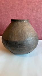 Houten Handgemaakte Pot - Uniek Decoratieobject, Ophalen of Verzenden
