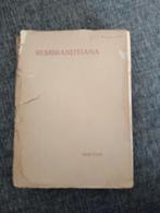 Antiek boek Rembrandtiana - Huib Luns, 2e druk, Ophalen of Verzenden, Gelezen, Fotografen, Huib Luns