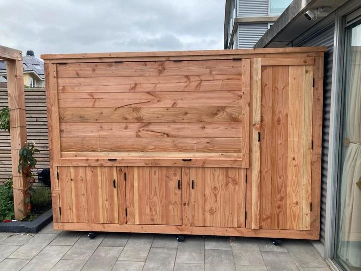 buitenkeuken met luifel en opbergkast incl montage, Tuin en Terras, Buitenkeukens, Nieuw, Houtskool, Ophalen of Verzenden