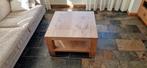 Teakhouten salontafel, Ophalen, 50 tot 100 cm, Vierkant, 50 tot 100 cm
