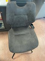 2 Moderne Donkergrijze Stoelen, Huis en Inrichting, Ophalen, Twee, Zo goed als nieuw, Metaal