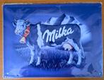 MILKA - vintage metalen reclameplaat - 30x40 cm, Ophalen of Verzenden, Nieuw, Reclamebord