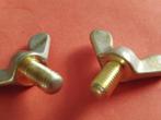 p.st messing vleugelschroef- vleugelbout m12 woonboot kotter, N, N, Nieuw, Ophalen of Verzenden