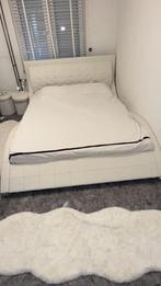 Bed 180x200 met matras - Zo goed als nieuw!, Ophalen, Wit, Tweepersoons, Zo goed als nieuw
