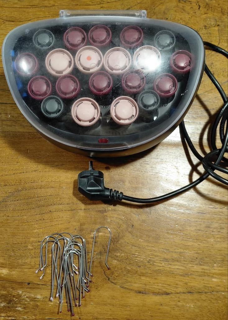 Remington krulset met 20 rollers, Ophalen of Verzenden, Gebruikt, Krultang of Stijltang
