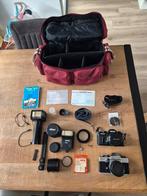Ricoh XR500 Auto & Praktica MTL5 met zeer veel lenzen & acc, Ophalen of Verzenden, Gebruikt, Spiegelreflex, Overige Merken