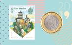 Stamp en Coincard nr 3 San Marino 2019, Postzegels en Munten, Munten | Europa | Euromunten, Setje, San Marino, Overige waardes