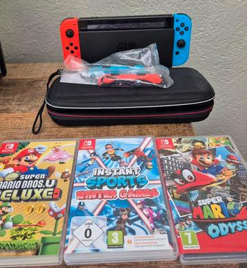 Nintendo Switch | Incl. 2 spellen + nieuwe Joy-Con polsbandj beschikbaar voor biedingen