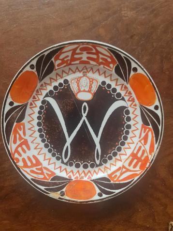 Antiek Petrus Regout Amsterdam Herdenkingsbord 1898 beschikbaar voor biedingen