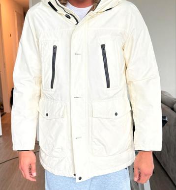 Woolrich Winterjas Gebroken Wit (zo goed als nieuw XL) beschikbaar voor biedingen