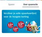 Efteling korting, Tickets en Kaartjes, Kortingen en Cadeaubonnen, Kortingsbon, Pretpark