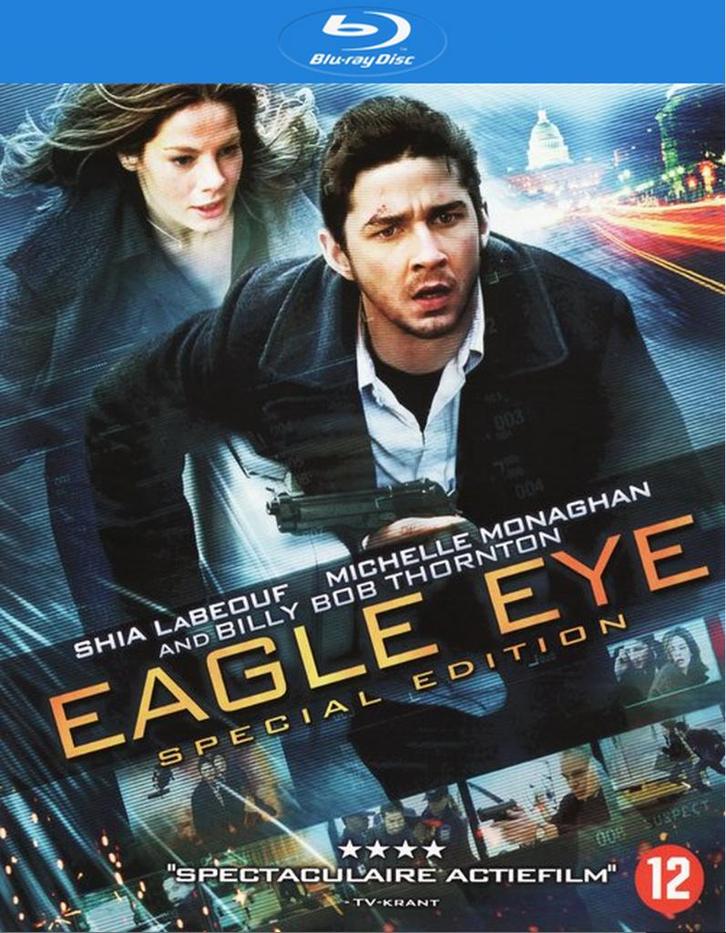Blu-ray: Eagle Eye (Special Edition), Cd's en Dvd's, Blu-ray, Zo goed als nieuw, Actie, Ophalen of Verzenden