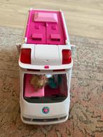 Barbie ambulance met geluid en zwaailichten, Ophalen of Verzenden, Gebruikt, Meisje