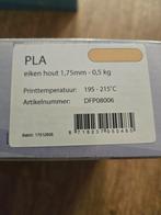PLA eiken hout 1.75mm - 0.5 kg, Ophalen of Verzenden, Nieuw