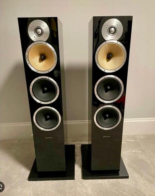 Bowers&Wilkins speakers CM9 Black Gloss, Audio, Tv en Foto, Luidsprekers, Zo goed als nieuw, Front, Rear of Stereo speakers, 120 watt of meer