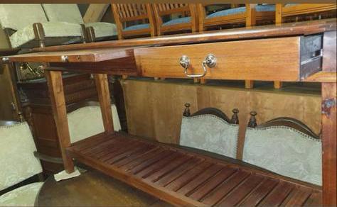 Teak Sidetable, Ophalen