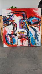 Abstract schilderij koe, Antiek en Kunst, Ophalen