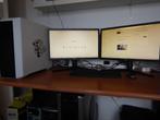 Game pc I7-9700k incl. 2x 24 LG inch monitor aangeboden, Cooler Master, 32 GB, 512 GB, Zo goed als nieuw