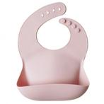 Sale Siliconen Baby Bib Slab Blush Roze Mushie, Nieuw, Support@mushie.com, Kraamcadeau, 5870 W Fuqua Street - Suite 200 Houston, TX, 77085