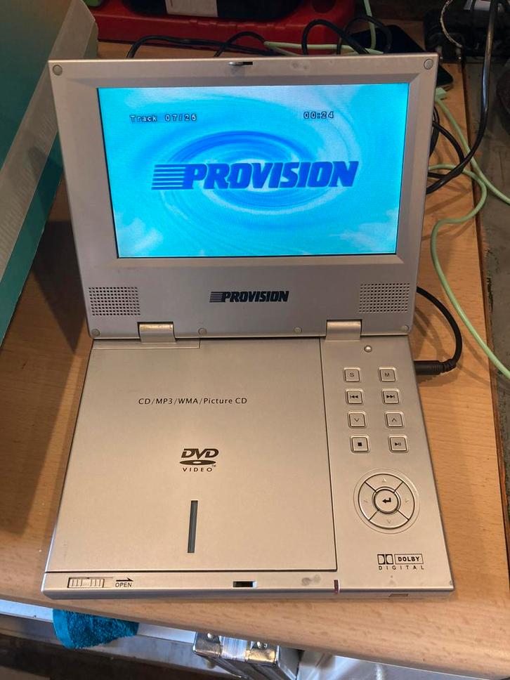 Draagbare DVD Speler - Provision, Audio, Tv en Foto, Dvd-spelers, Gebruikt, Dvd-speler, Overige merken, Draagbaar, Ophalen of Verzenden