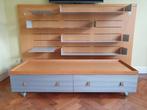 Wandmeubel voor HiFi, Ophalen, 100 tot 150 cm, 150 tot 200 cm, Eikenhout
