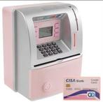 Roze ATM Spaarpot met Creditcard opzoek, Ophalen of Verzenden, Nieuw, Kunststof, Object of Gebouw