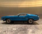 Ford Mustang mach1 351 ram air (1971) blauw Sun Star, Hobby en Vrije tijd, Modelauto's | 1:18, Ophalen of Verzenden, Zo goed als nieuw