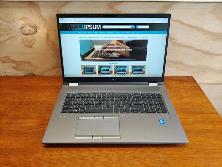 HP Zbook Fury 17 G8 | i7 11850H | 32gb DDR4 | 1tb SSD | Q..., Computers en Software, Windows Laptops, Refurbished, 17 inch of meer