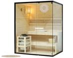 3 PERSOONS FINSE PANORAMA SAUNA BILUSTY 🚚, Ophalen of Verzenden, Nieuw, Fins of Traditioneel, Complete sauna