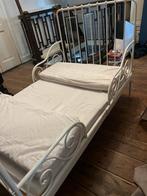 Meegroei Bed met Matras & Lattenbodem, Ophalen, 70 tot 85 cm, Zo goed als nieuw, Lattenbodem
