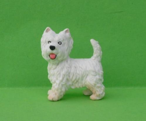 Schleich 16315 west Highland terriër, dierfiguur, Verzamelen, Dierenverzamelingen, Zo goed als nieuw, Beeldje of Figuurtje, Hond of Kat