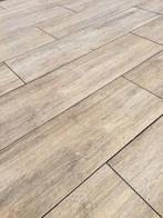 32,37 m2 Geoceramica 120x30x4 cm carpenter sand, Tuin en Terras, Tegels en Klinkers, Ophalen, Zo goed als nieuw, Keramiek, Terrastegels