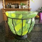 Glaskunst, schaal, pot, vaas, handgemaakt, DB Glass, vintage, Ophalen