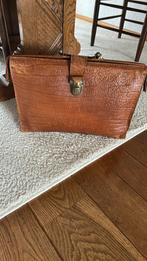 Vintage akte tas, Ophalen of Verzenden, Gebruikt, Bruin, Aktetas of Boekentas