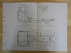 Scania LB111 4x2 1976 Technische Tekening LB 111, Ophalen, Zo goed als nieuw, Overige merken, Scania
