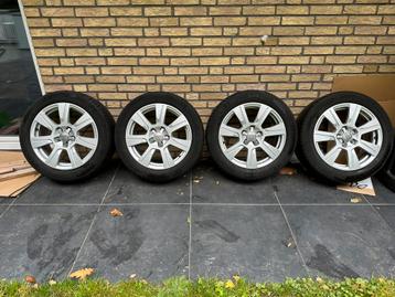 Originele audi velgen 17 met zomerbanden 225/50 r17 beschikbaar voor biedingen
